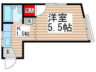 コーポ渡辺の物件間取画像